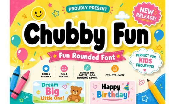 Chubby Fun: The Font That Makes Every Design Smile