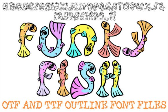 Dive Into Design: Making a Splash with The Funky Fish Font