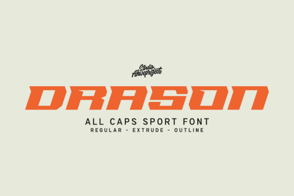 Drason: The High-Impact Typeface for Bold Visuals