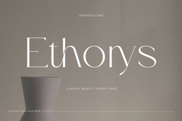 Ethonys: The Serif Font Blending Timeless Grace with Modern Edge