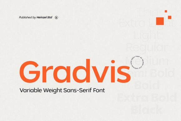 Gradvis: The Geometric Sans-Serif for Clarity and Style