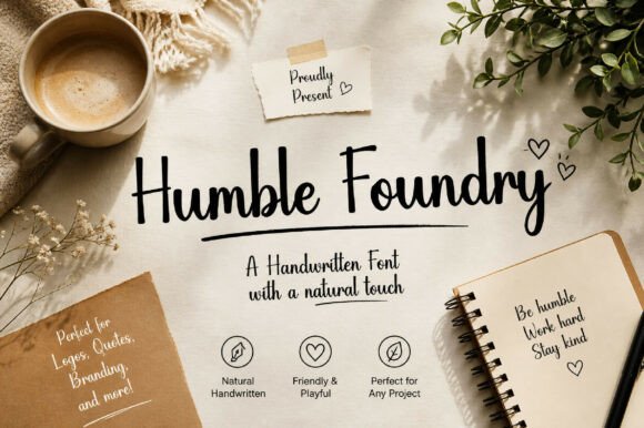 Humble Foundry: The Handwritten Script with a Professional Edge