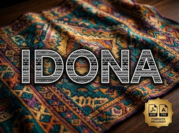 Idona: The All-Caps Display Typeface for Unforgettable Branding