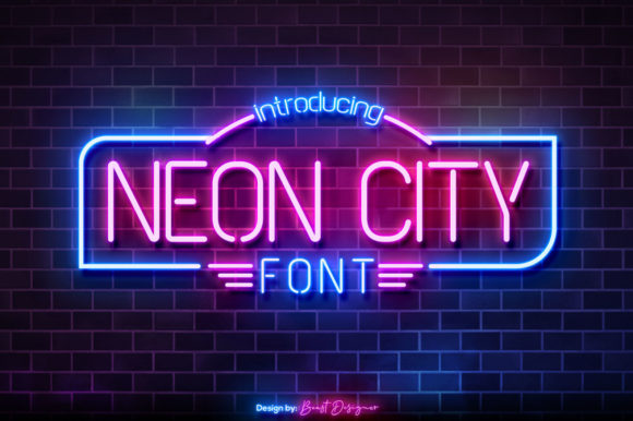 Neon City: A Nostalgic Font for Modern Creatives