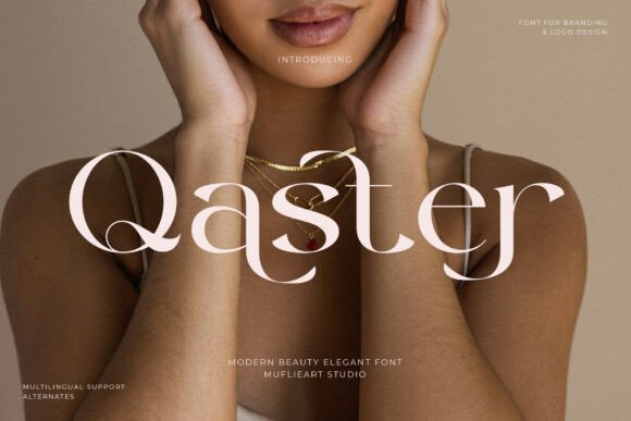 Qaster: The Typeface That Whispers Luxury