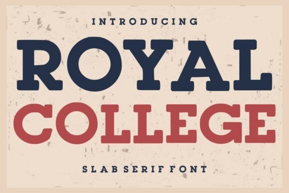 Royal College: A Font That Brings Vintage Varsity Charm