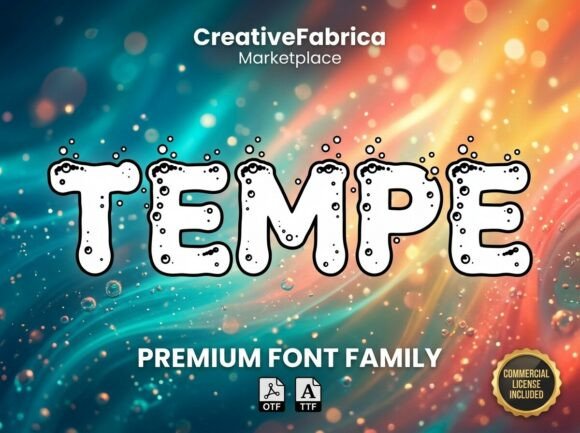Tempe: A Bold Display Typeface for Unforgettable Projects