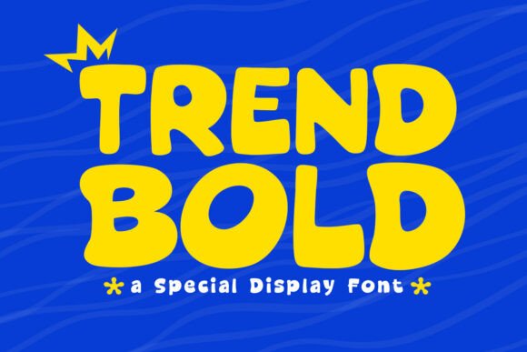 Trend Bold: The Display Font That Brings Modern Charm to Your Work