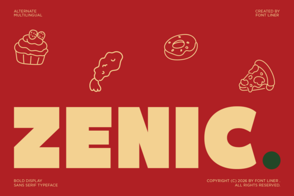 Zenic: A Bold Sans Serif with a Playful, Modern Twist